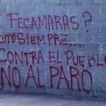 GRAFITI NO AL PARO