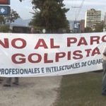 PANCARTA NO AL PARO